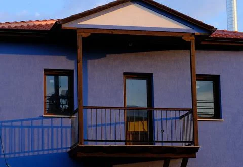 Beautiful elements of architecture and views of Arnaia Foto stock
