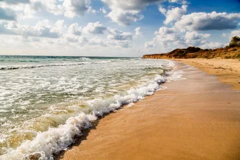 Beautiful empty beach Foto stock