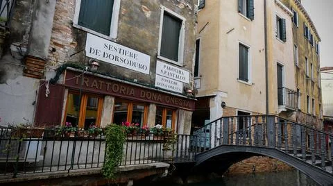 Beautiful empty corner of Venice Foto stock