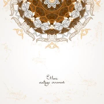 Beautiful ethnic background Stock Illustration
