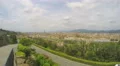 Beautiful European city on river banks, tourism, sunny day, cloudscape timelapse 4k or 4k+ Resolution