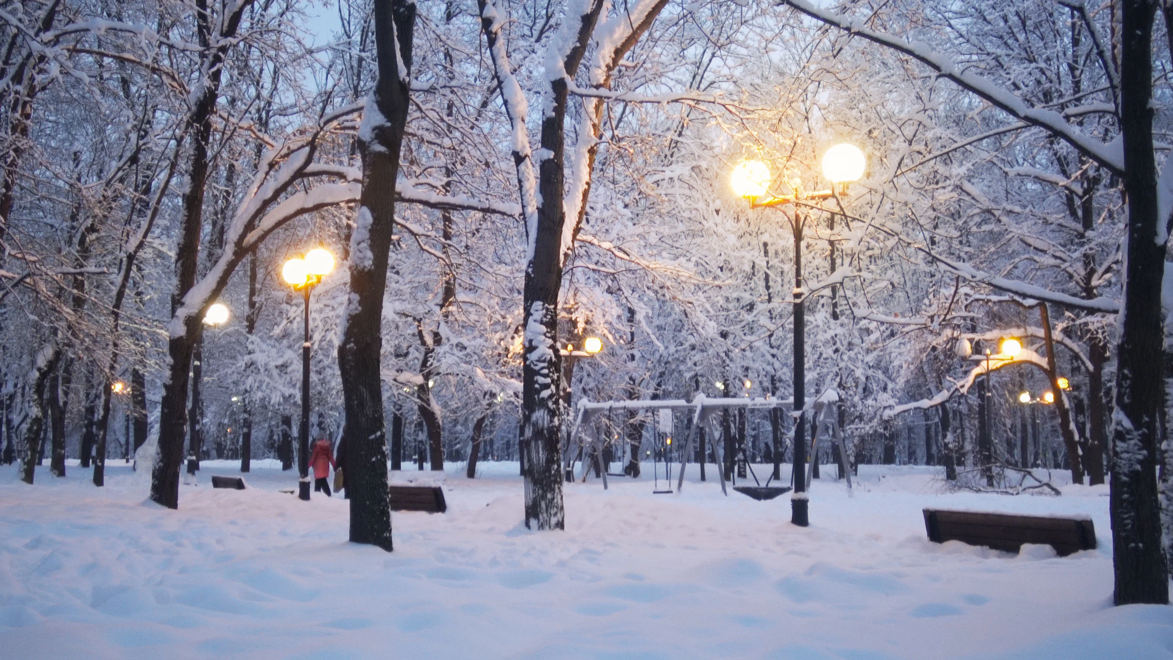 Nighttime Park Background Pack