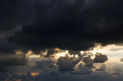 Beautiful evening sky with clouds background, Sky clouds,Sky with clouds weat Stock Photos