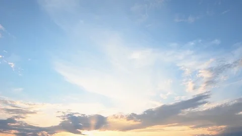 Beautiful evening sky Stock Footage 90724000