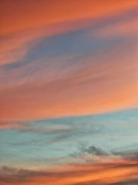 Beautiful evening sky Stock Photos