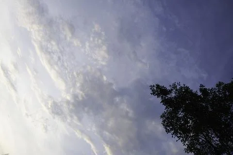 Beautiful evening sky view Stock Photos