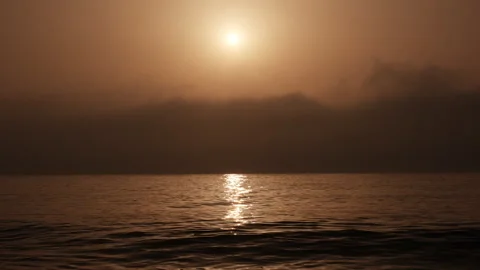 Beautiful evening view on high waves on the empty coast of the Atlantic Ocean Stock Footage 248394363