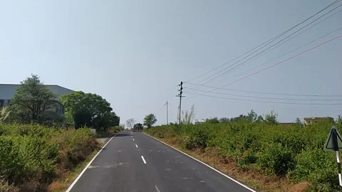 Beautiful ever view of road. Stock Footage 145078133