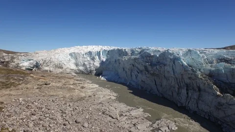 Beautiful expanses of glacier Video stock 104223741