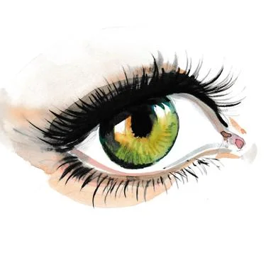 Beautiful eye Illustrazione stock