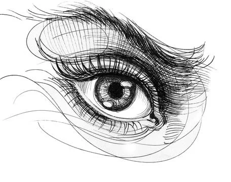 Beautiful eye Stock-Illustration