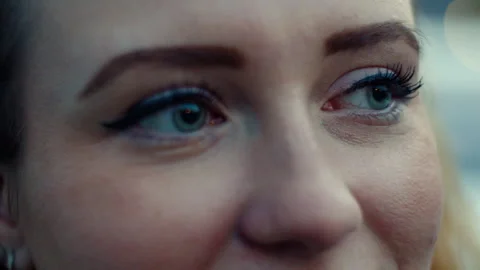 Beautiful eyes closeup Stock-Footage 240754480