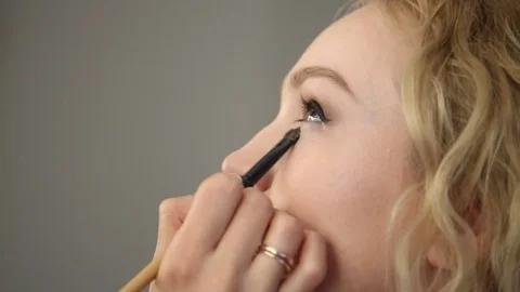 Beautiful eyes for makeup Stock Footage 73847280