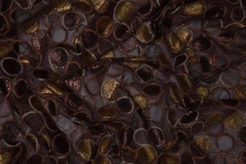Beautiful fabric with bubble pattern and textile texture background Stock Photos