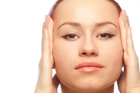 Beautiful face Stock Photos