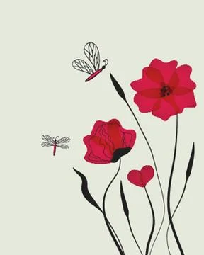 Beautiful fairy butterfly Stock-Illustration