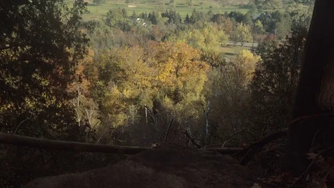 Beautiful fall colours out in the countryside. Stock Footage 81925296