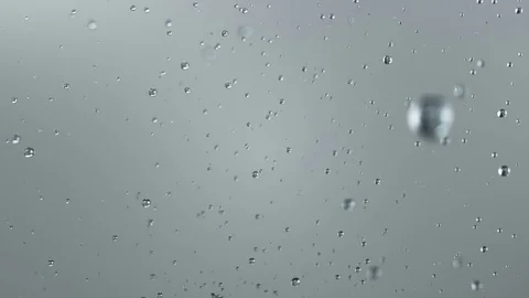 Beautiful falling drops of rain. Stock Footage 79931627