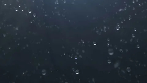 Beautiful falling drops of rain. Stock Footage 79931871