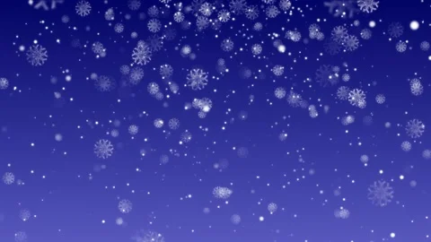 Beautiful falling snow background Stock Footage 288172920