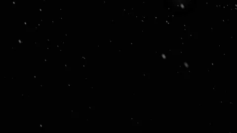 Beautiful falling snow on a black background. Vidéo 166178124