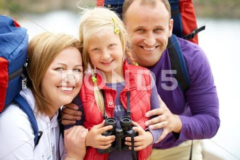 Beautiful family Stock Photos