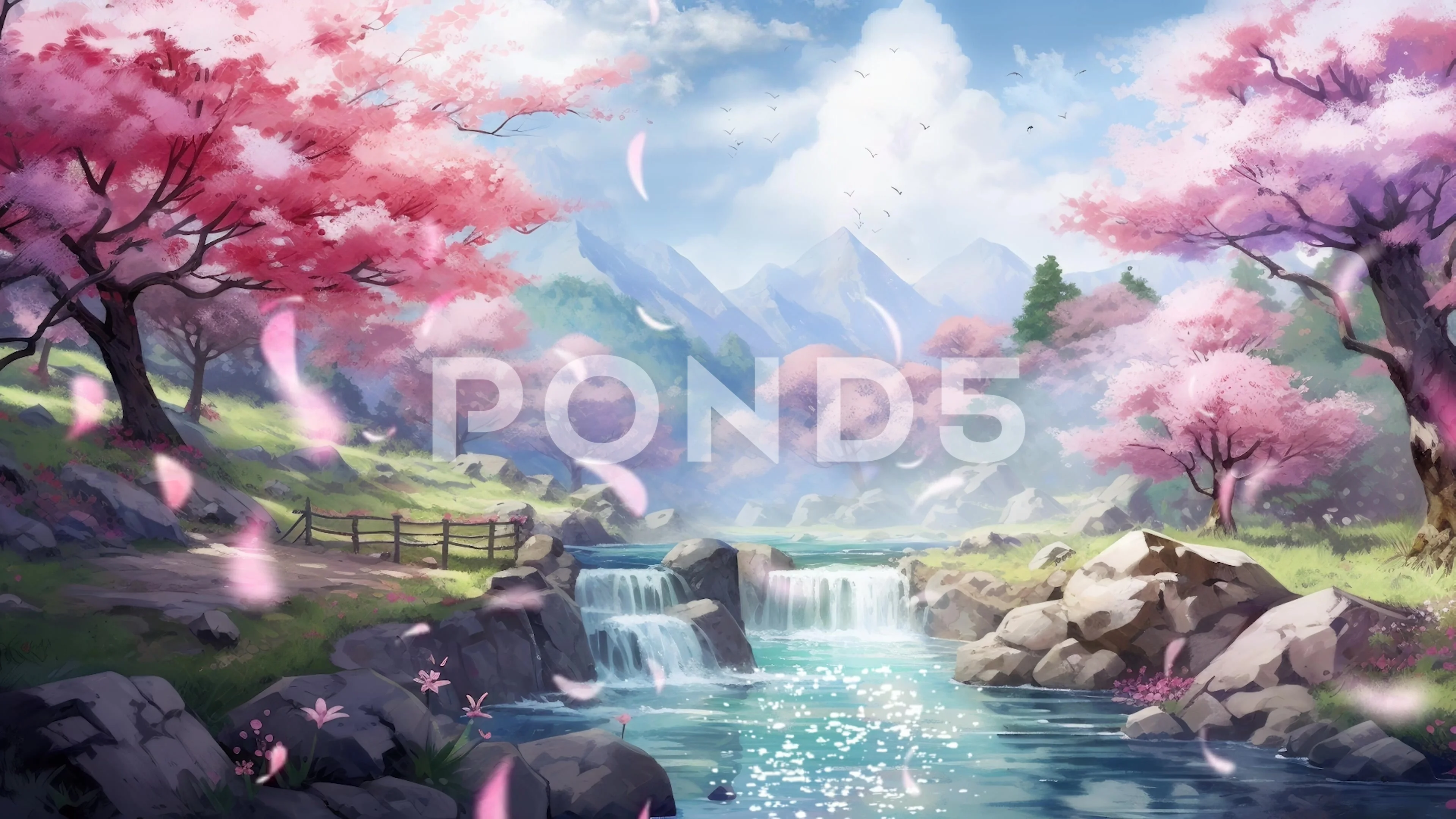 Anime background, Fantasy landscape, Anime scenery