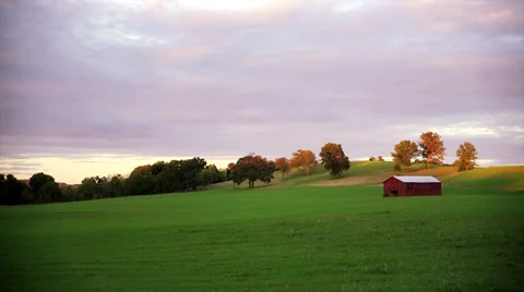Beautiful farm Stock-Footage 32075297