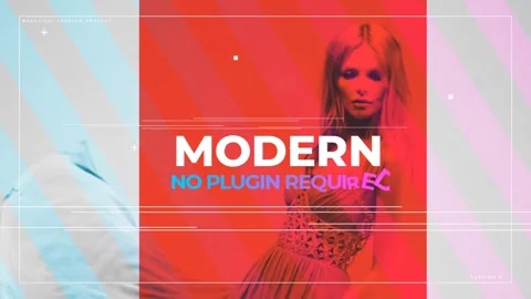 Beautiful Fashion After Effects stock