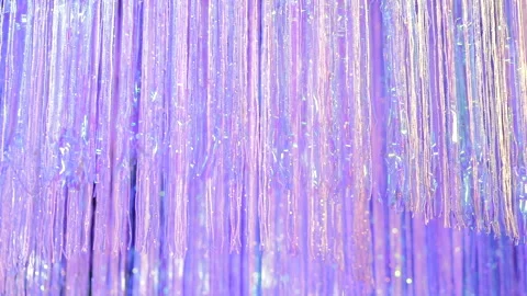 Beautiful festive background made of white glossy stripes Stock Footage 281941114