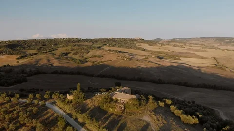 Beautiful fields by drone. Stock Footage 105552502