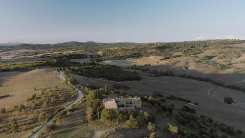 Beautiful fields by drone. Stock Footage 105553295