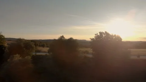 Beautiful fields by drone. Stock Footage 105553873