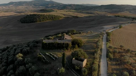 Beautiful fields by drone. Stock Footage 105554183