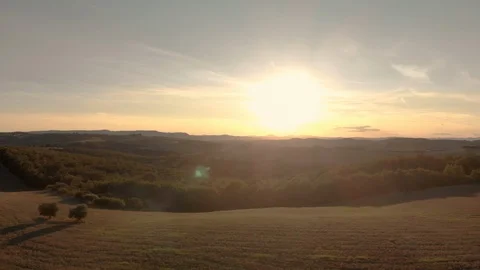 Beautiful fields by drone. Stock Footage 105554588