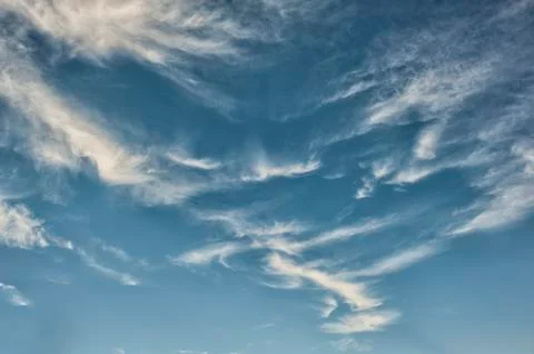 Beautiful filaceous cloudy Foto stock