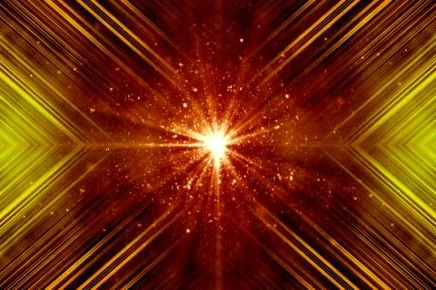 Beautiful fire background with the particles Stock Illustration