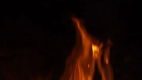 Beautiful fire background in slow motion Stock Footage 128549246