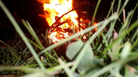 Beautiful fire Stock Footage 108745852