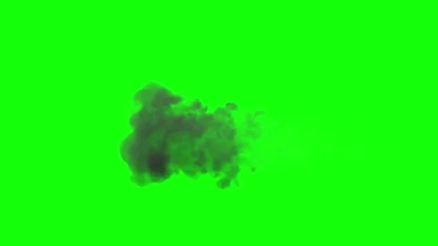 Beautiful Fire Green Screen Smoke Video Footage Stock Footage 324623598