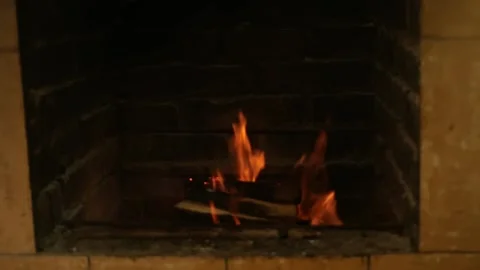 Beautiful fire, igniting a fire Stock Footage 156598793