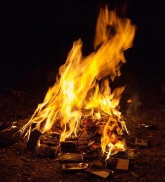 Beautiful fire Stock Photos