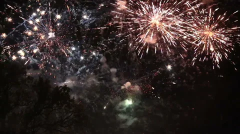 Beautiful firework Stock-Footage 46709201