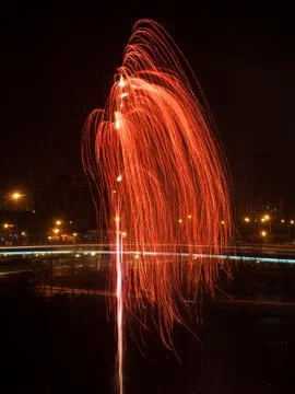 Beautiful firework Foto stock