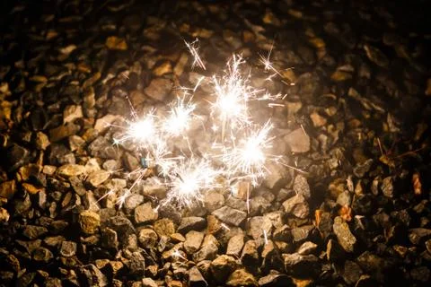 Beautiful firework Stock Photos