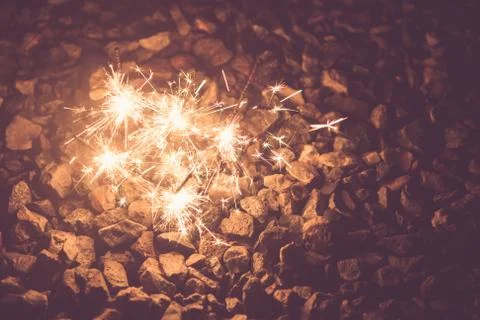 Beautiful firework Stock Photos