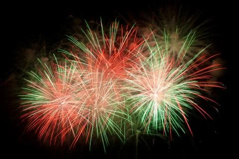 Beautiful firework Stock Photos
