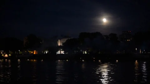 Beautiful firework show. Celebration concept Stock Footage 82347852