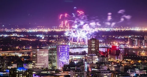 Beautiful firework Timelapse Stock Footage 114795571