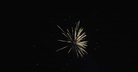 Beautiful fireworks exploding in the sky Video stock 154382979